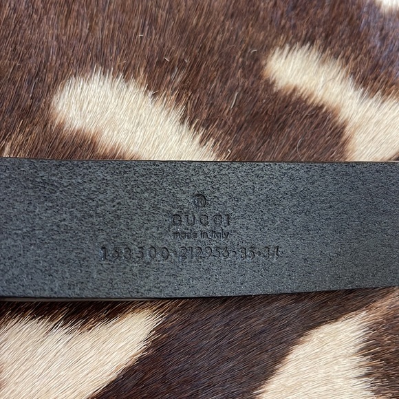 Gucci Black Leather Belt. - Picture 4 of 9